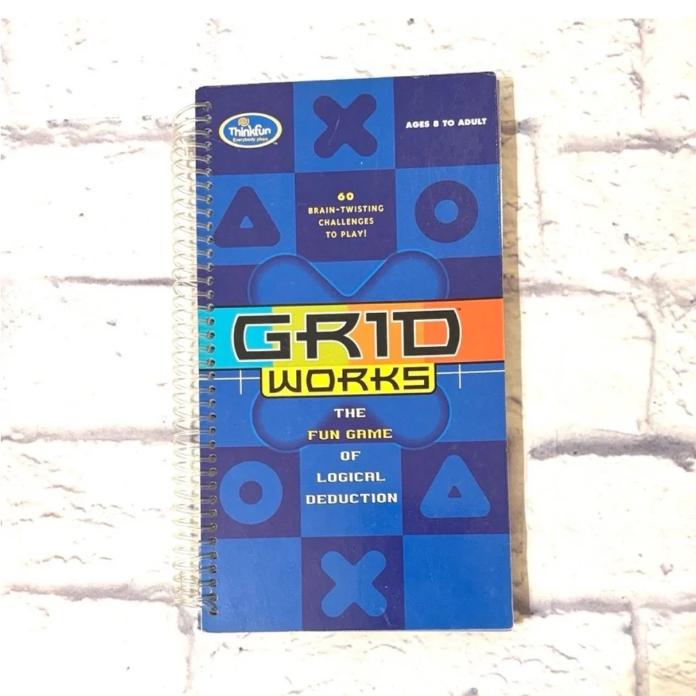 Grid Works by ThinkFun The Fun Game of Logical Deduction Puzzle Game New Sealed